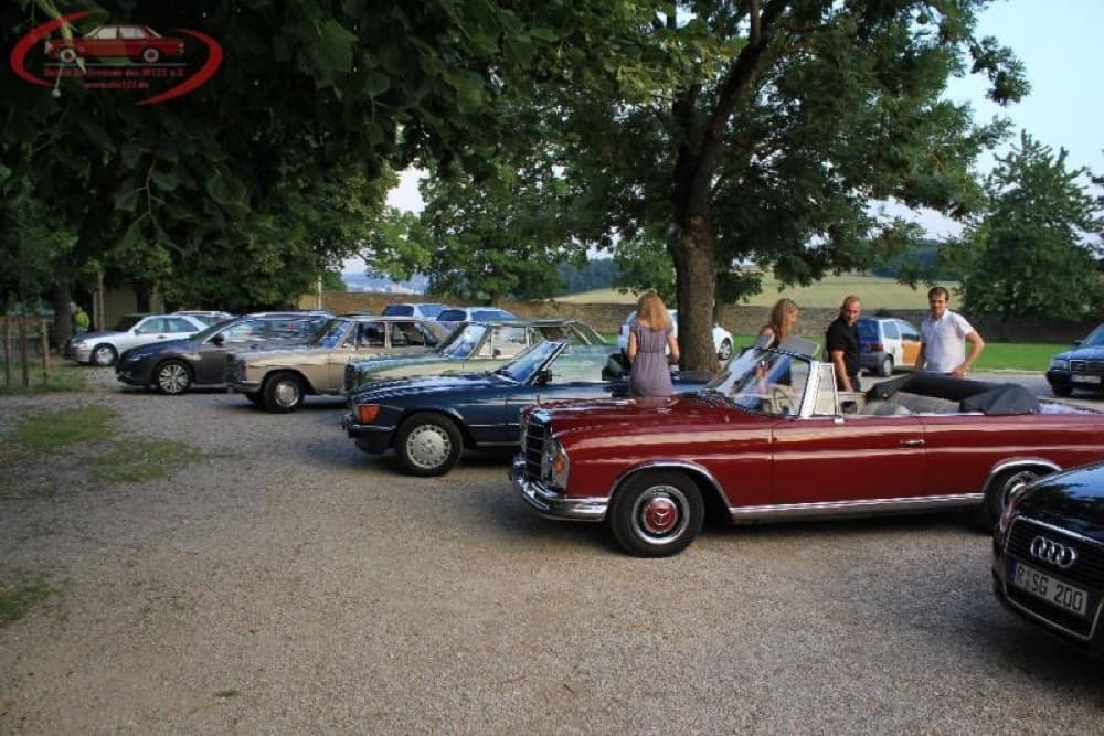 Beisammensein beim W123-Stammtisch Regensburg
